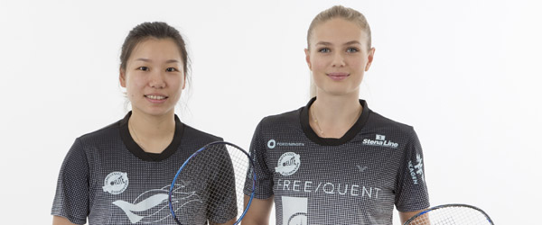 Yao Lei og Clara Nistad skal på banen i den 5. kamp. Badmintonligaen: VEB jagter sin første DM-finale