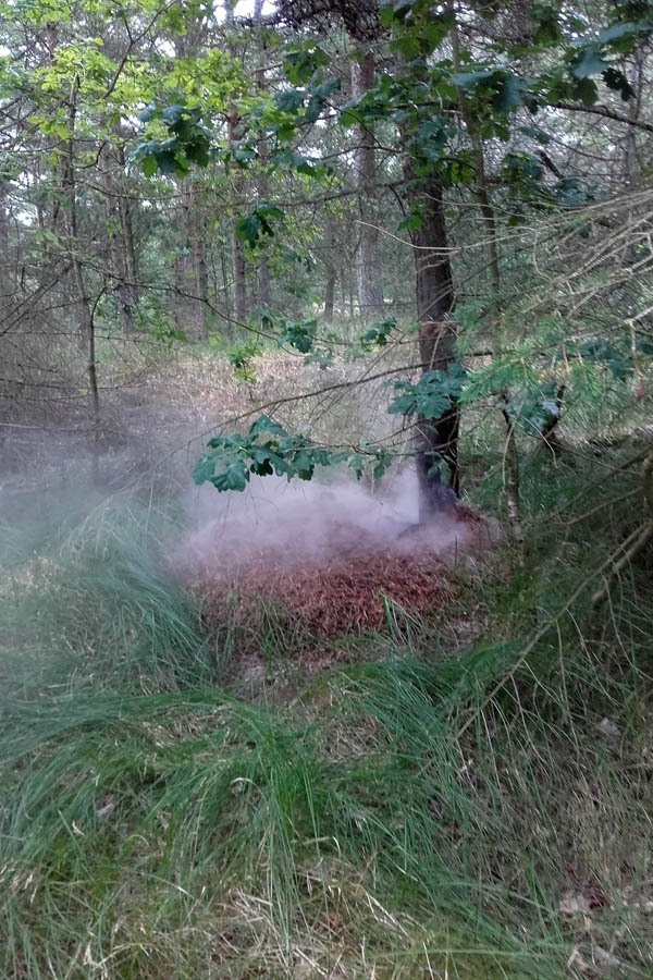 Kvinden der anmeldte branden har sendt dette foto til redaktionen.