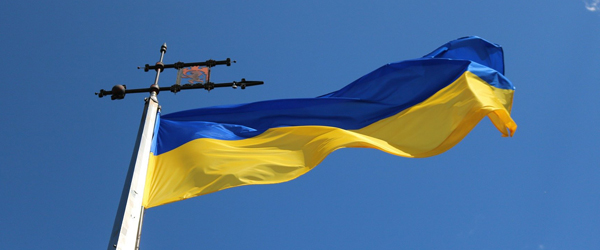 Der må nu flages med det Ukrainske flag Der må nu flages med det Ukrainske flag