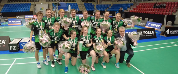 Arkivfoto. VEB har før vundet DM-Guld VEB i stærkeste opstilling i VICTOR Final 4 i weekenden