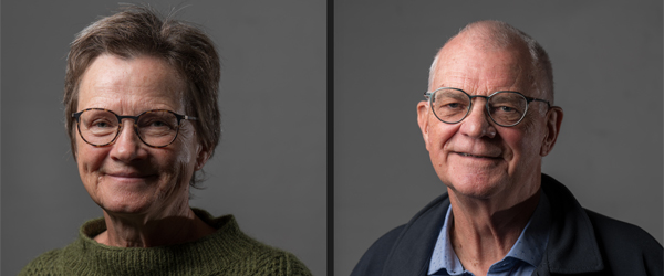 Formand og næstformand i ældrerådet. Dorte Kruse Vestergaard og
Kaj Mathiassen. Ældrerådet er bekymret, men håbefuld omkring budget 2030