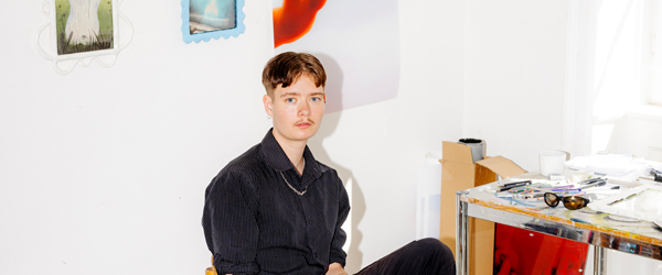 Noah Holtegaard. Foto: Simon Læssøe. H.C. Andersens kærlighedsbreve fra Skagen er afsæt for ny kunstudstilling