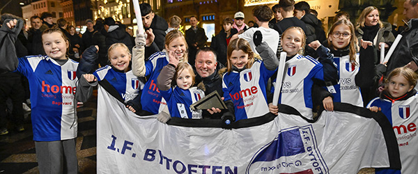 IF Bytoften blev kåret til Årets Idrætsforening i 2025. Foto: Lars Møller. GF Forsikring og Danmarks Idrætsforbund (DIF) kårer Årets Idrætsforening 2026